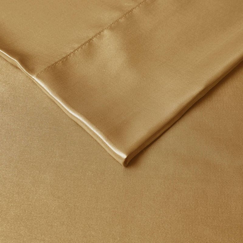 Gold Satin Pillowcase Set - 2 Piece, Silky Soft Finish