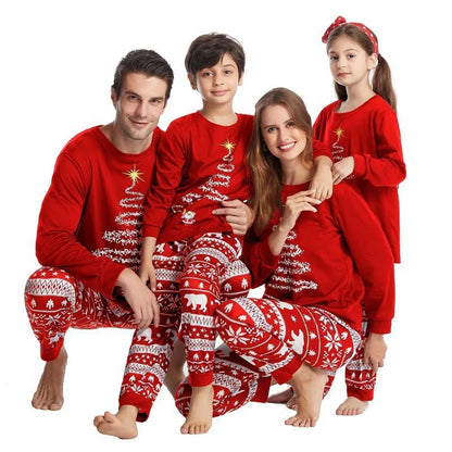 Christmas Family Matching Pajamas Set - Festive Outfits for Adults, Kids, Baby, and Pets