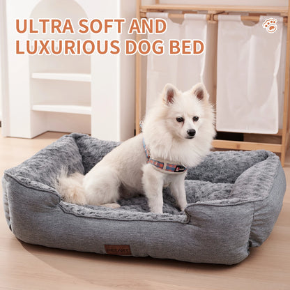 Orthopedic Dog Bed for Small, Medium, and Large Dogs – Thickened, Calming, and Supportive for Deep Sleep