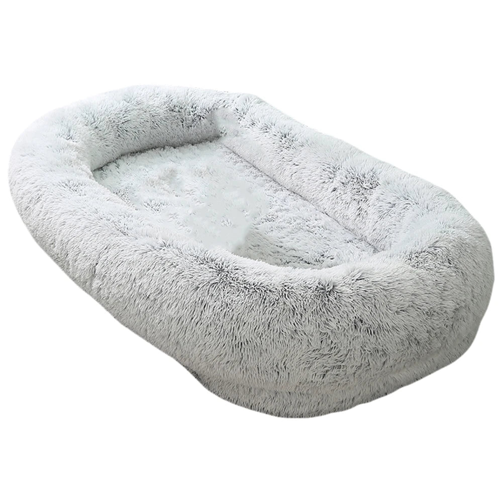 Human-Size Plush Dog Bed for Adults and Pets – Soft Sofa Basket, Washable Pet Bed, Relaxation Lounge for Home